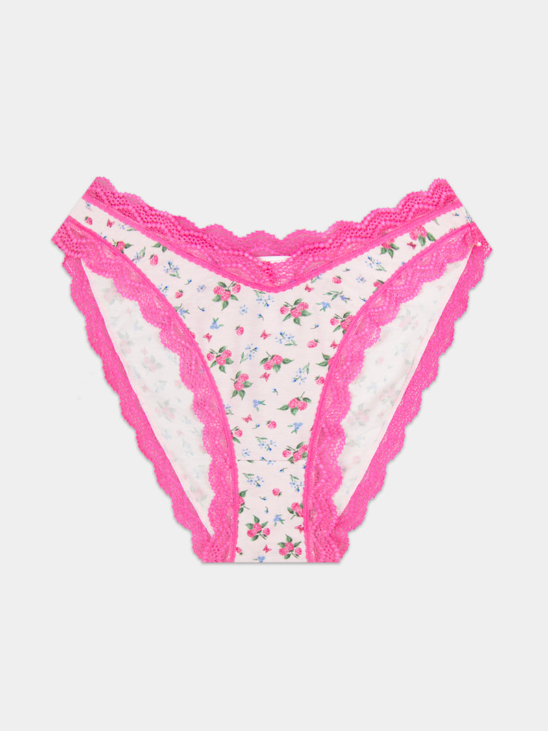 Dipped Tanga Knicker - Summer Raspberry Charming Garment Enterprises Co