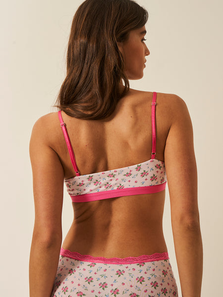 Lace Square Bra - Summer Raspberry Charming Garment Enterprises Co