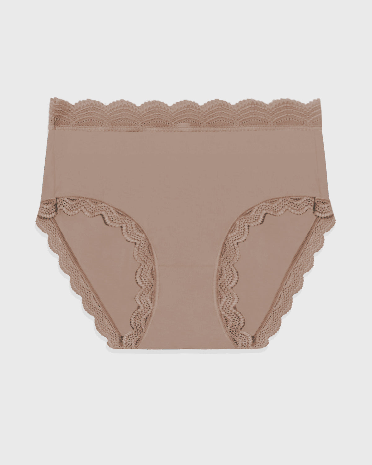 High Rise Knicker Four Pack - Taupe