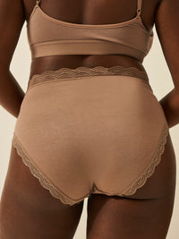 High Rise Knicker - Taupe Charming Garment Enterprises Co