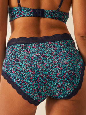 High Rise Knicker - Winter Berry