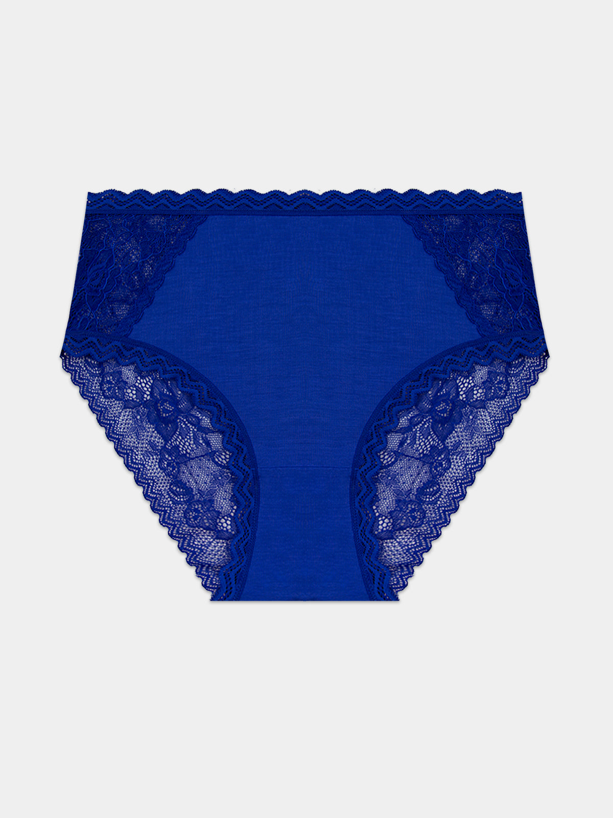 Eco Lace High Rise Knicker - Azure Blue Hop Lun Limited