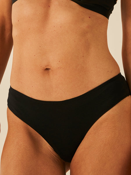 ZigZag Lace Brazilian Knicker - Black Hop Lun Limited