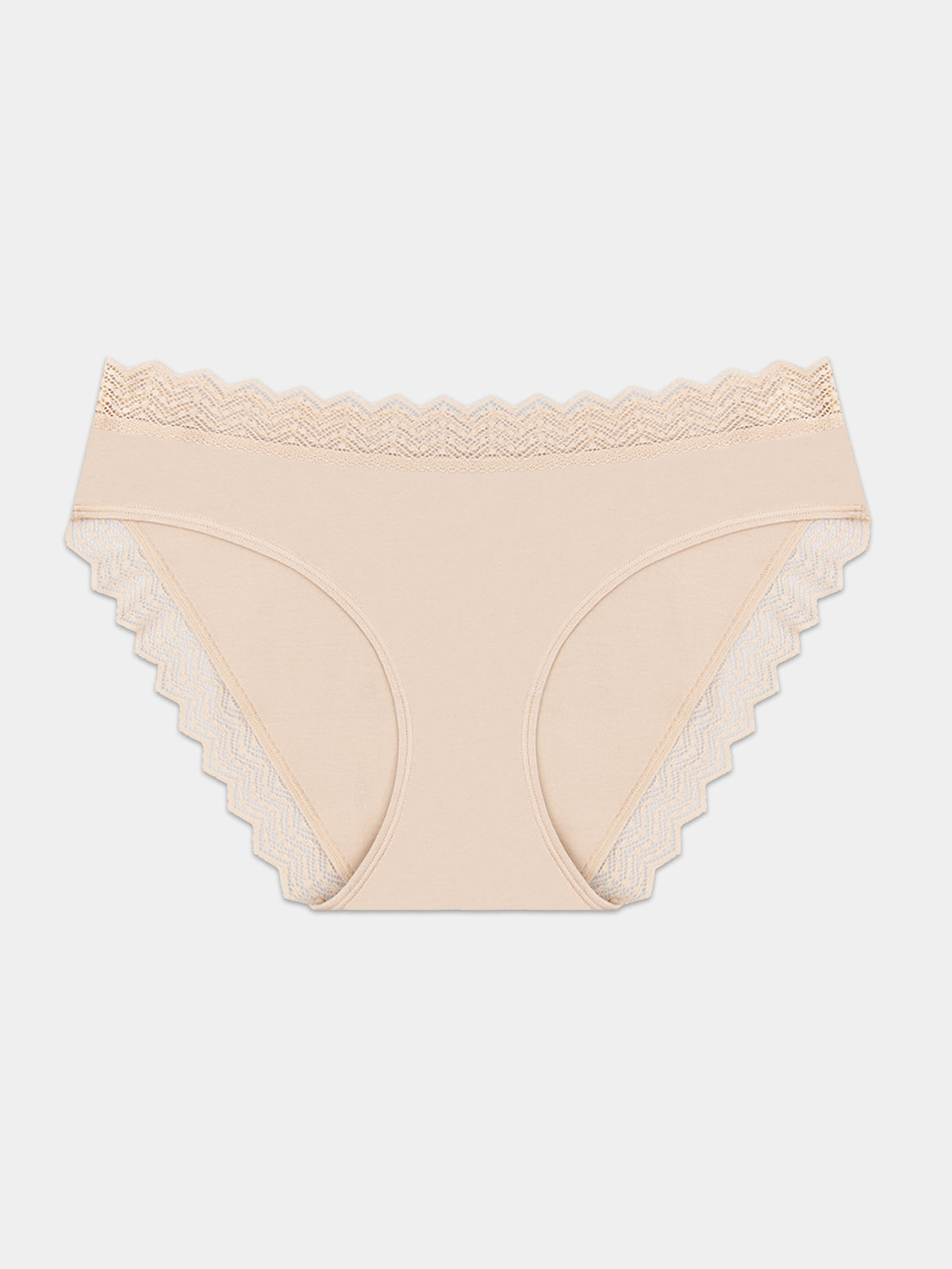 ZigZag Lace Original Knicker - Sand Hop Lun Limited