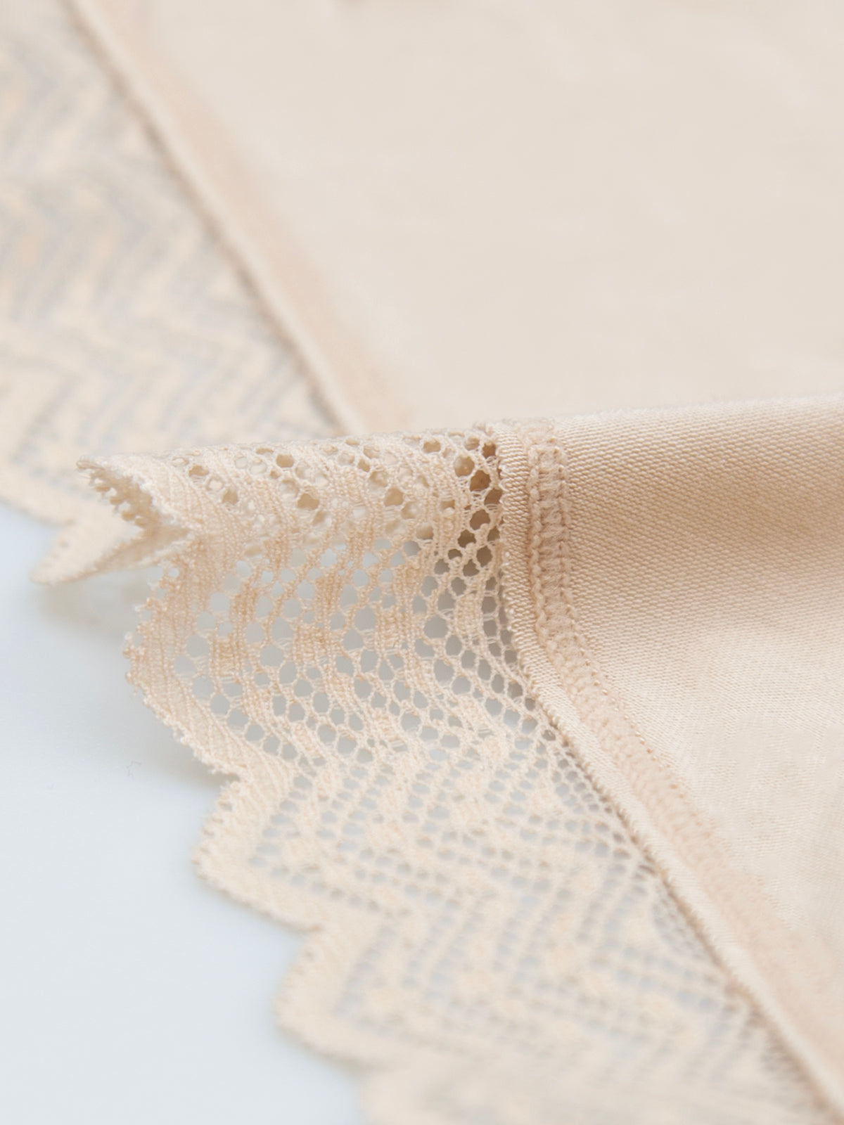 ZigZag Lace Brazilian Knicker - Sand Hop Lun Limited