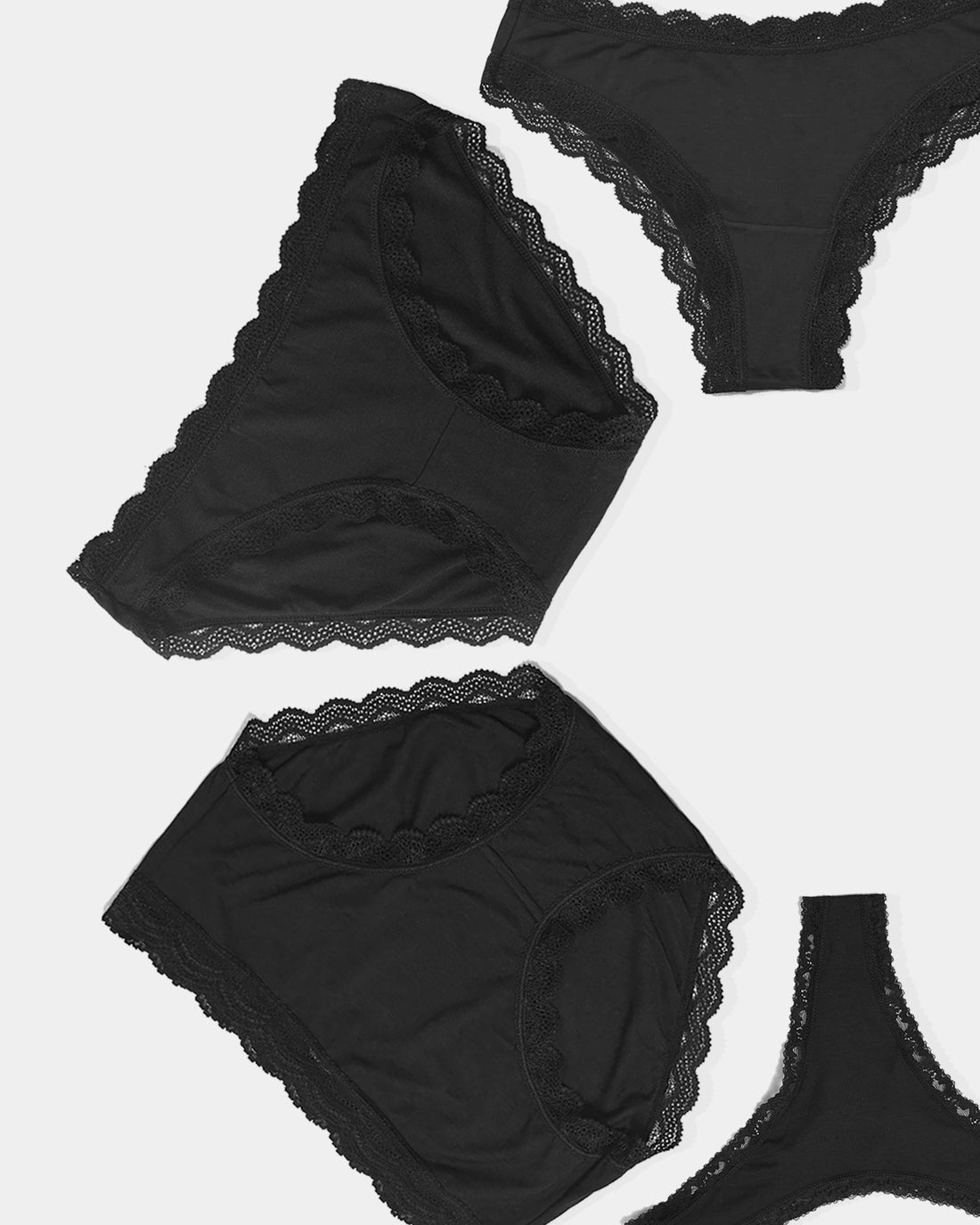 The Discovery Knicker Pack - Black Charming Garment Enterprises Co