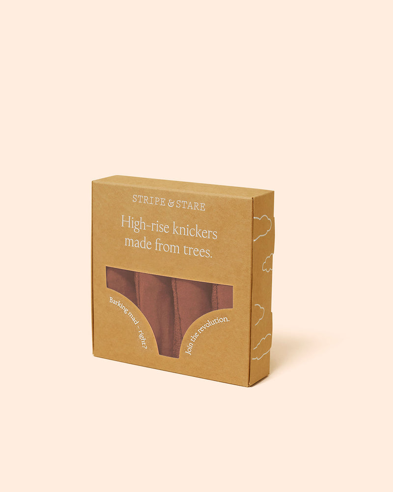 High Rise Knicker Four Pack - Mocha Charming Garment Enterprises Co