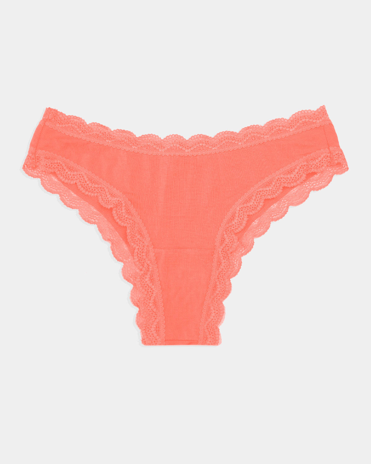 Brazilian Knicker - Pink Block  Sustainable Tencel Underwear