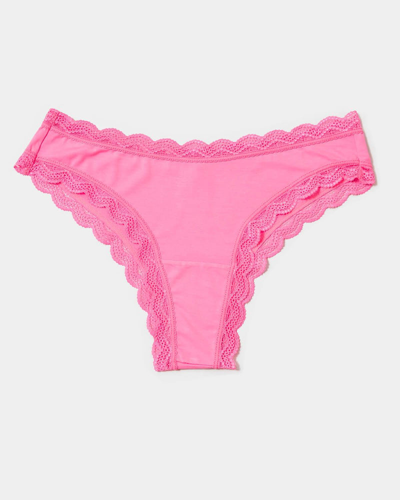 Brazilian Knicker - Hot Pink Charming Garment Enterprises Co