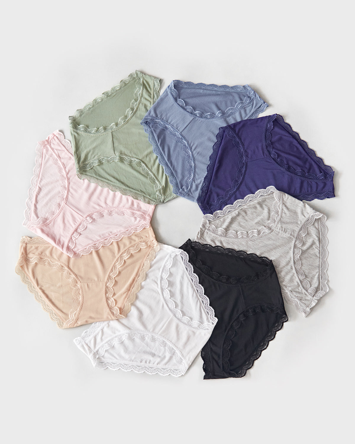 The Original Knicker Eight Pack - Ultimate Basics Charming Garment Enterprises Co