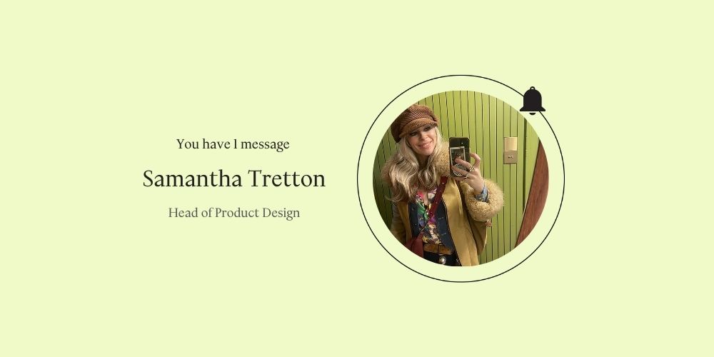 Texting the Team: Sam, Head of Product Design