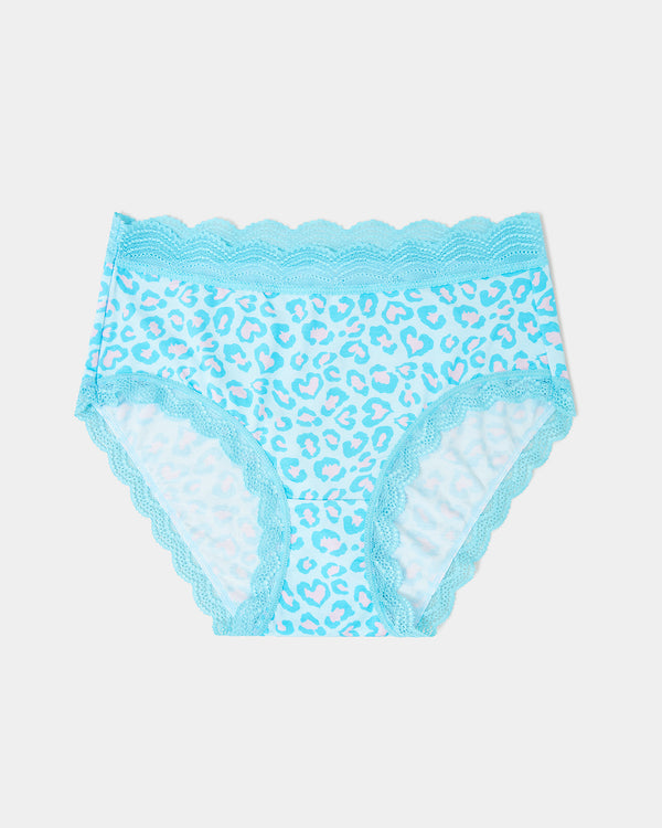 High Rise Knicker - Chameleon Leopard Stripe & Stare®