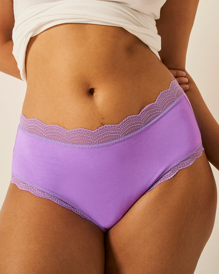 High Rise Knicker - Purple Charming Garment Enterprises Co