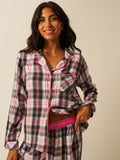 Soft Brushed Woven Pyjama Top - No Grey Days