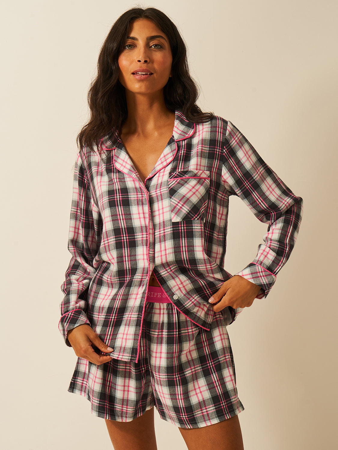 Soft Brushed Woven Pyjama Shorts No Days