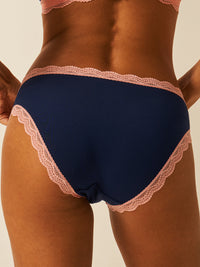 The Original Knicker - Navy & Neon Peach Wholegood Inter-United Ltd