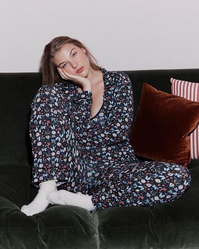 Long Pyjama Set - Enchanted Stripe & Stare