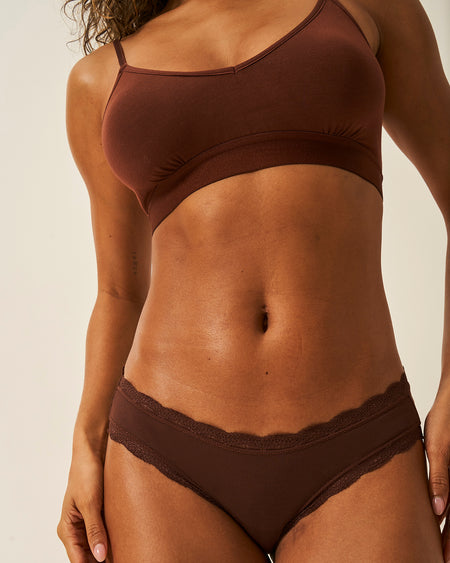 The Original Knicker Four Pack - Cocoa Charming Garment Enterprises Co