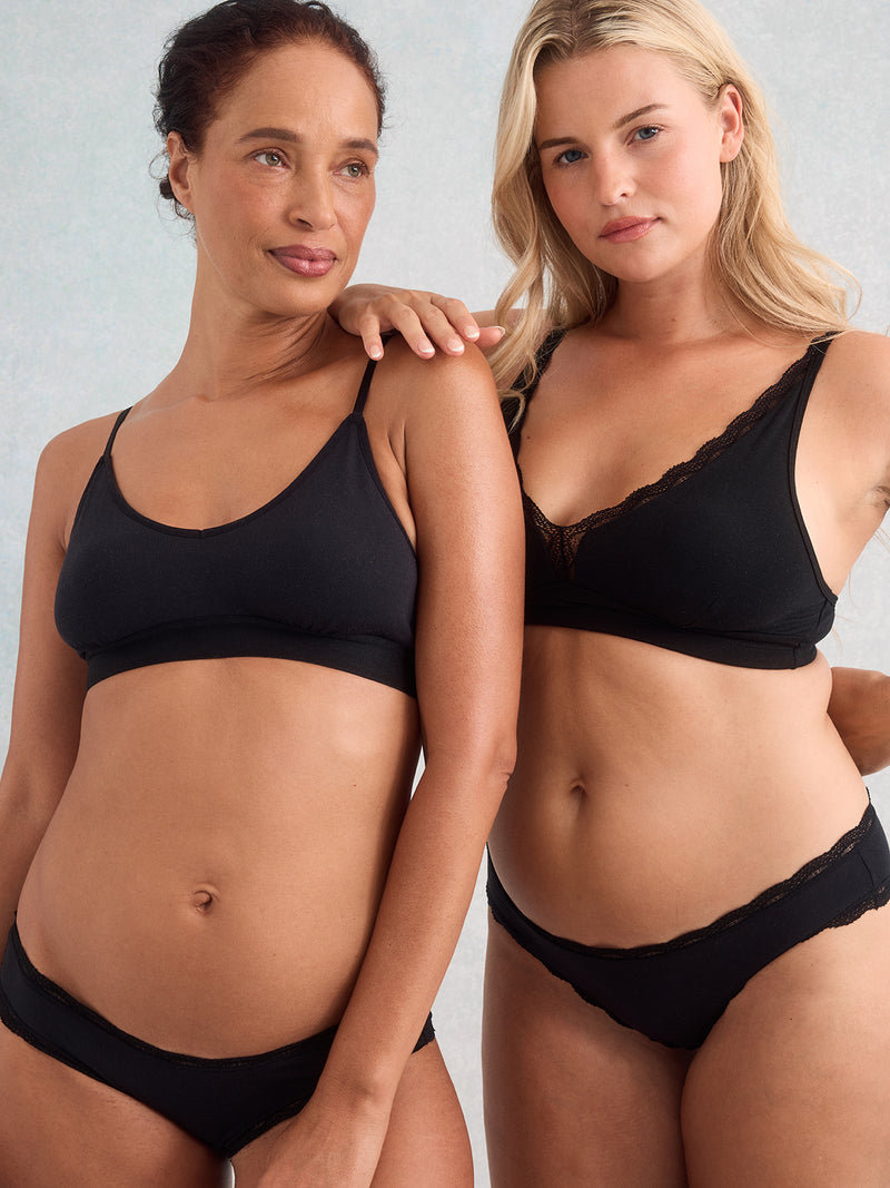 Lace Plunge Bra - Black Wholegood Inter-United Ltd