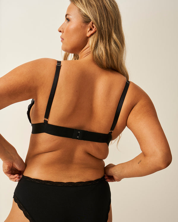 Lace Bralette - Black Charming Garment Enterprises Co