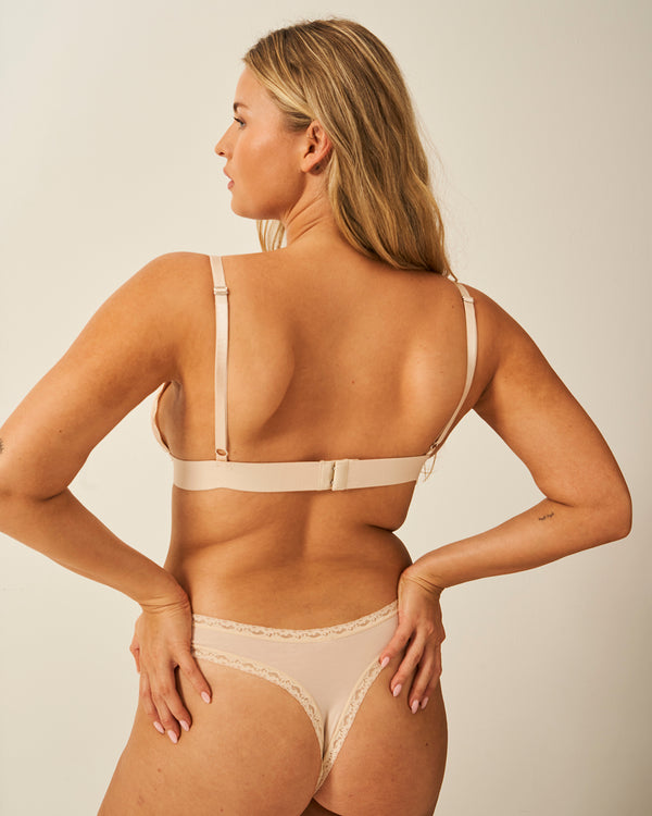 Lace Bralette - Sand Charming Garment Enterprises Co