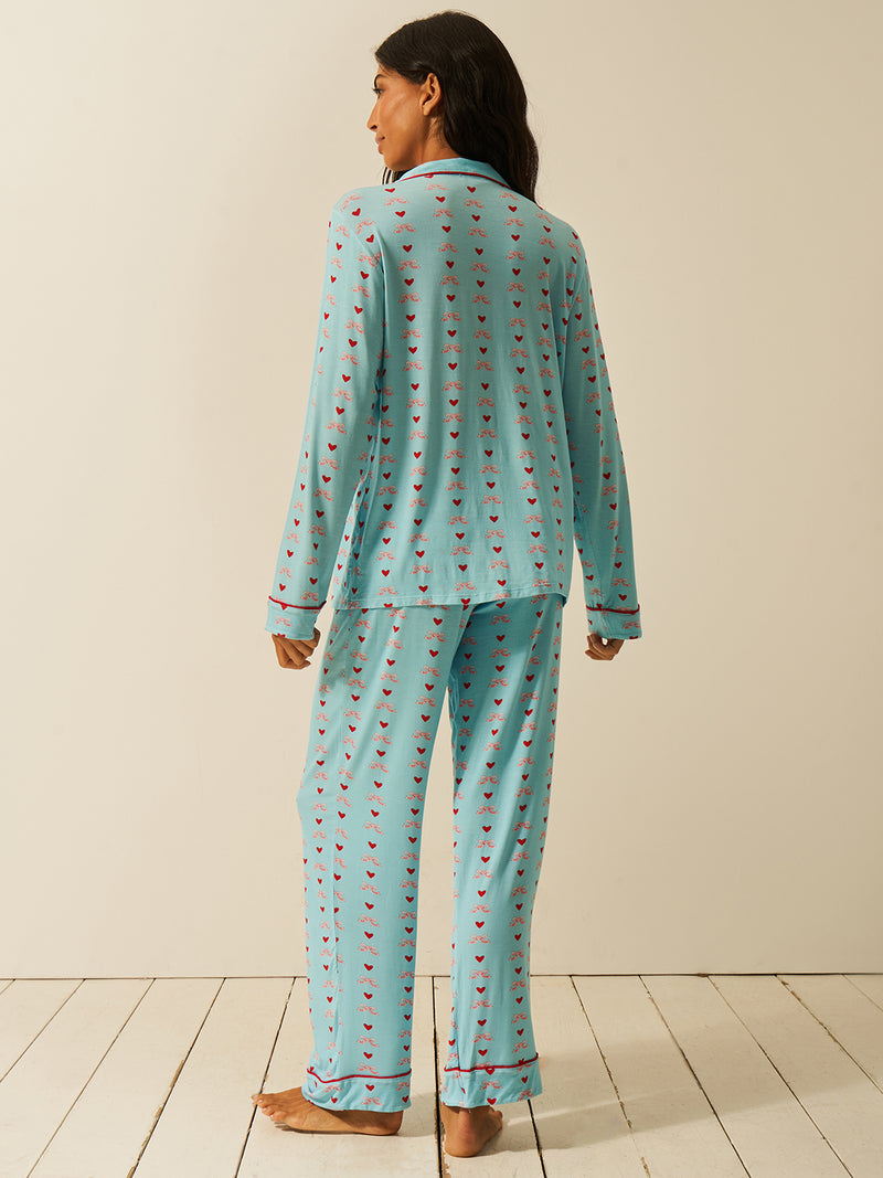 Buy Women Built X S&S Long Pyjama Set - Bows Charming Garment Enterprises Co