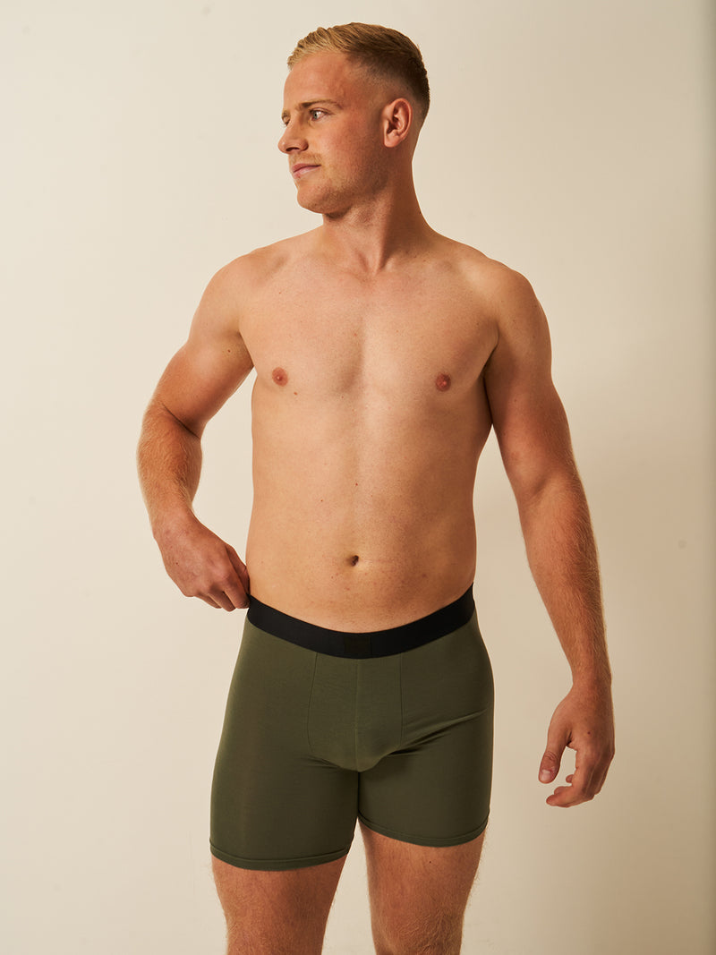 Men's Boxer - Khaki Wholegood Inter-United Ltd