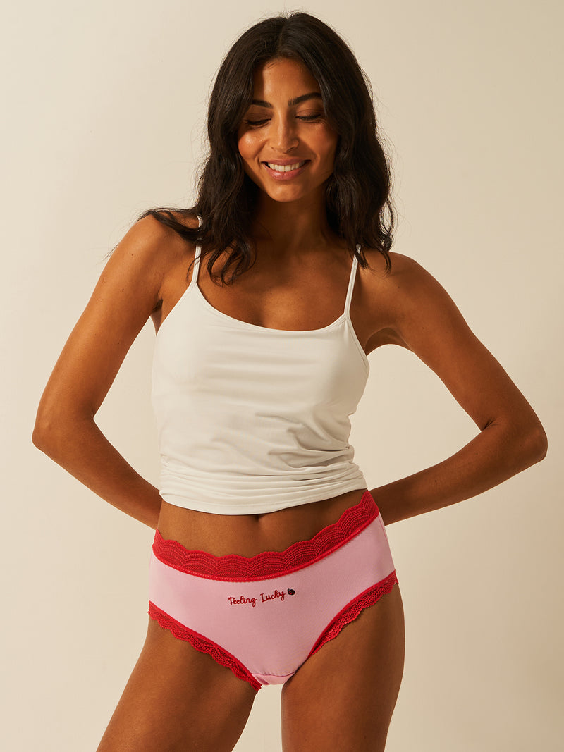 High Rise Knicker - Feeling Lucky Lady Bird Charming Garment Enterprises Co