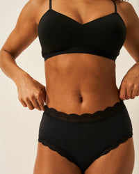 High Rise Knicker - Black