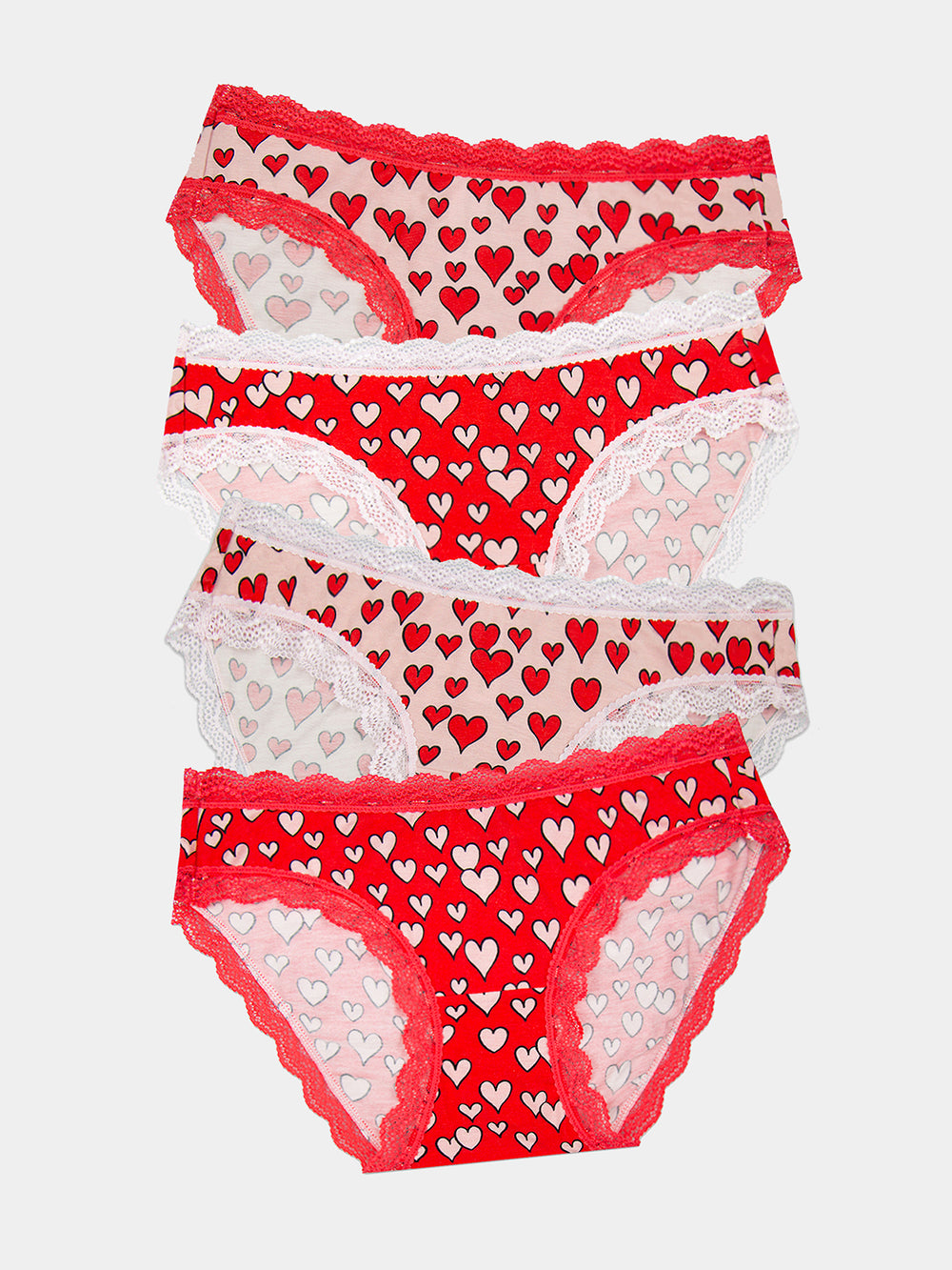 The Original Knicker Four Pack - Ace of Hearts Charming Garment Enterprises Co