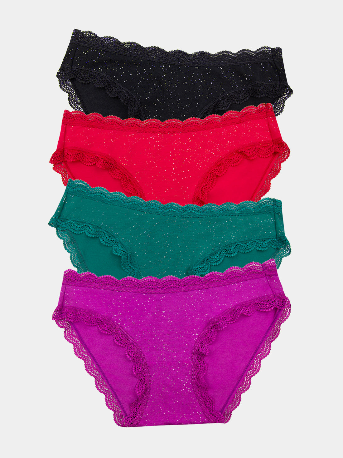 The Original Knicker Four Pack - All That Glitters