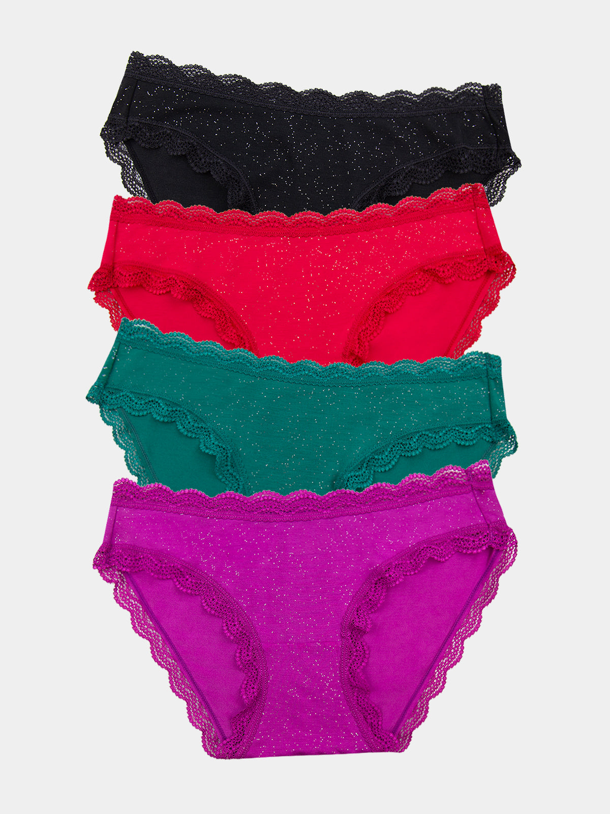 The Original Knicker Four Pack - All That Glitters