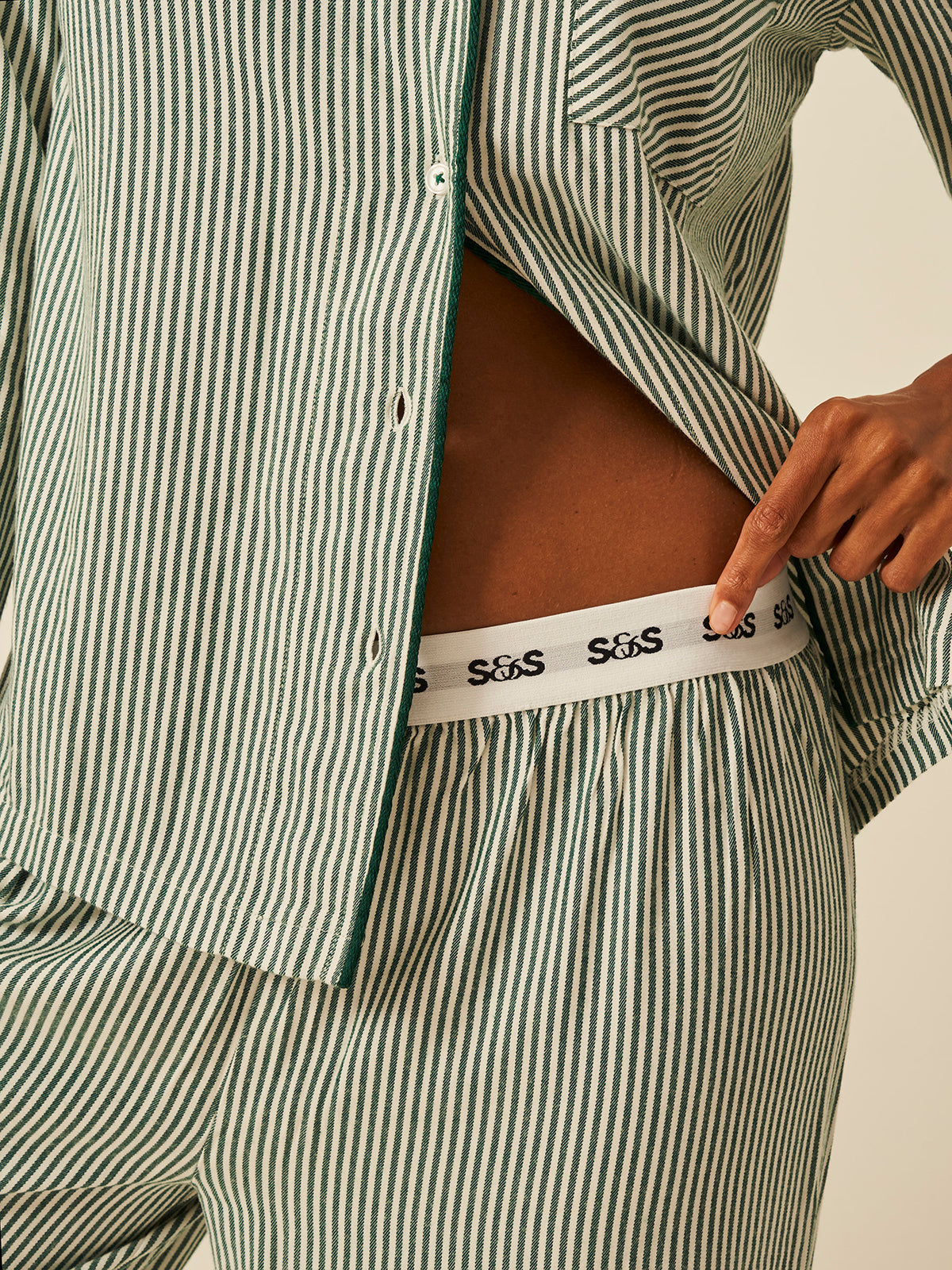 Soft Brushed Woven Pyjama Bottoms - Alpine Stripe Fast Track Sourcing FZC LLC