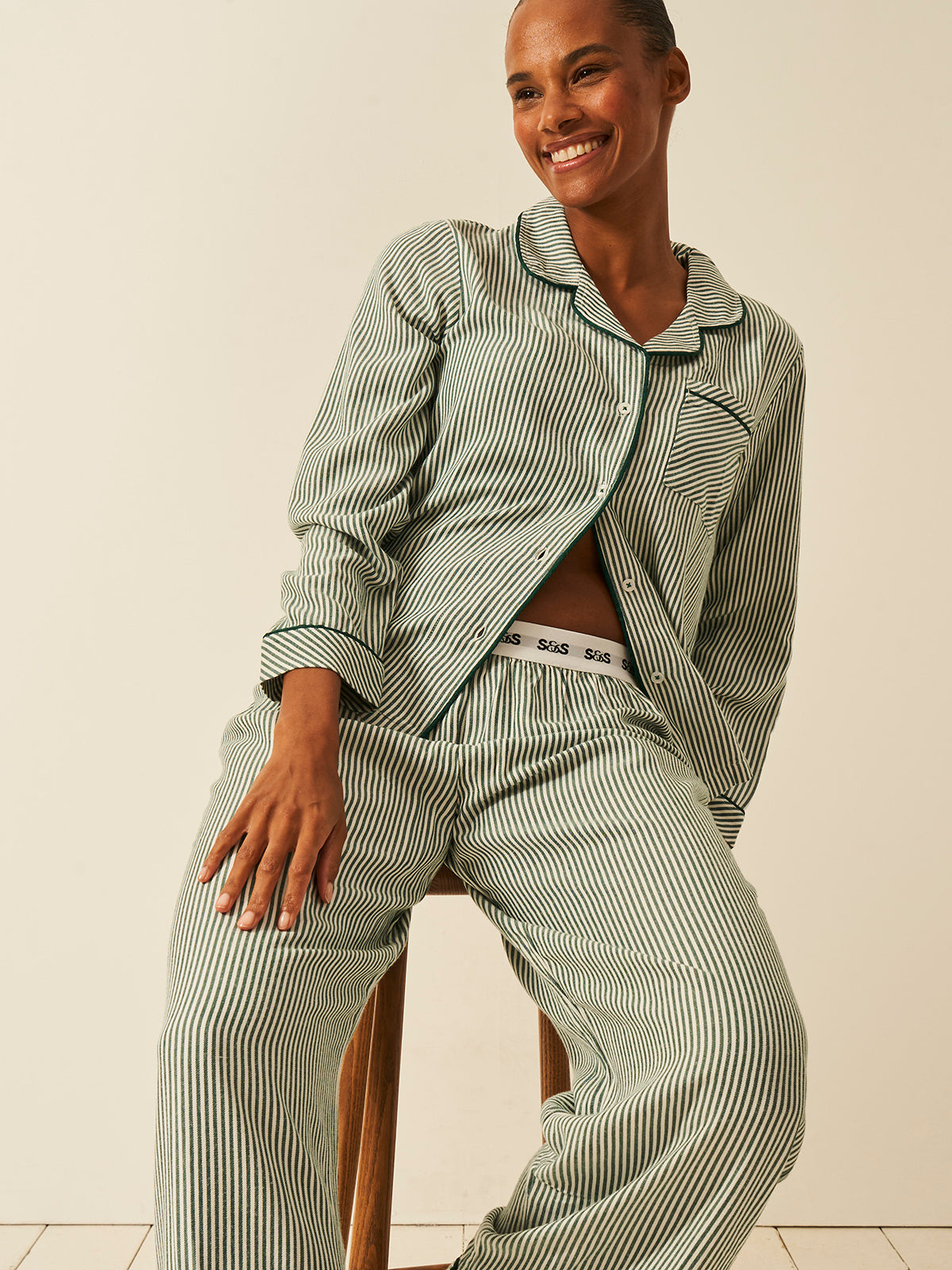 Soft Brushed Woven Pyjama Bottoms - Alpine Stripe Fast Track Sourcing FZC LLC
