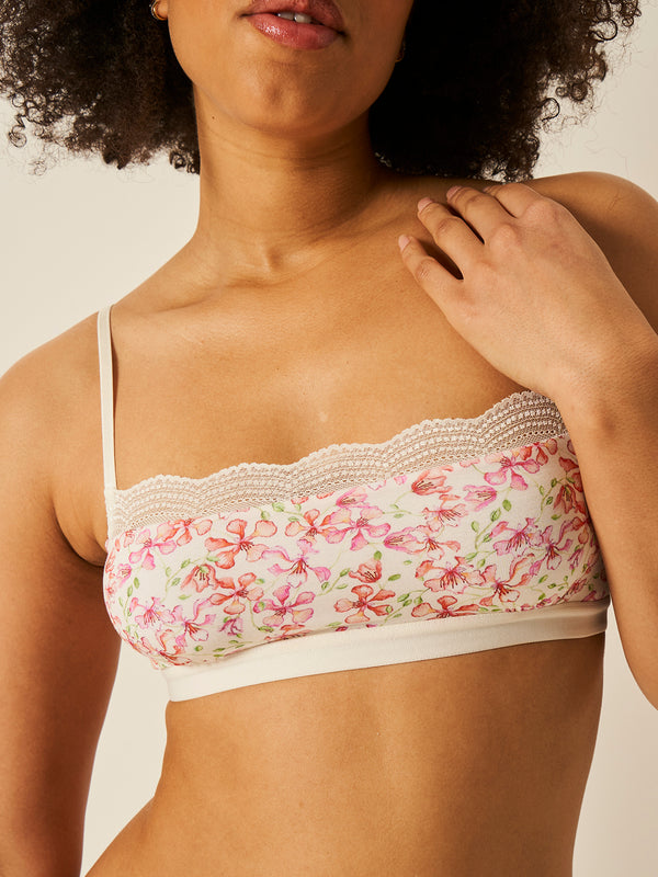 Lace Square Bra - Antique Floral Charming Garment Enterprises Co