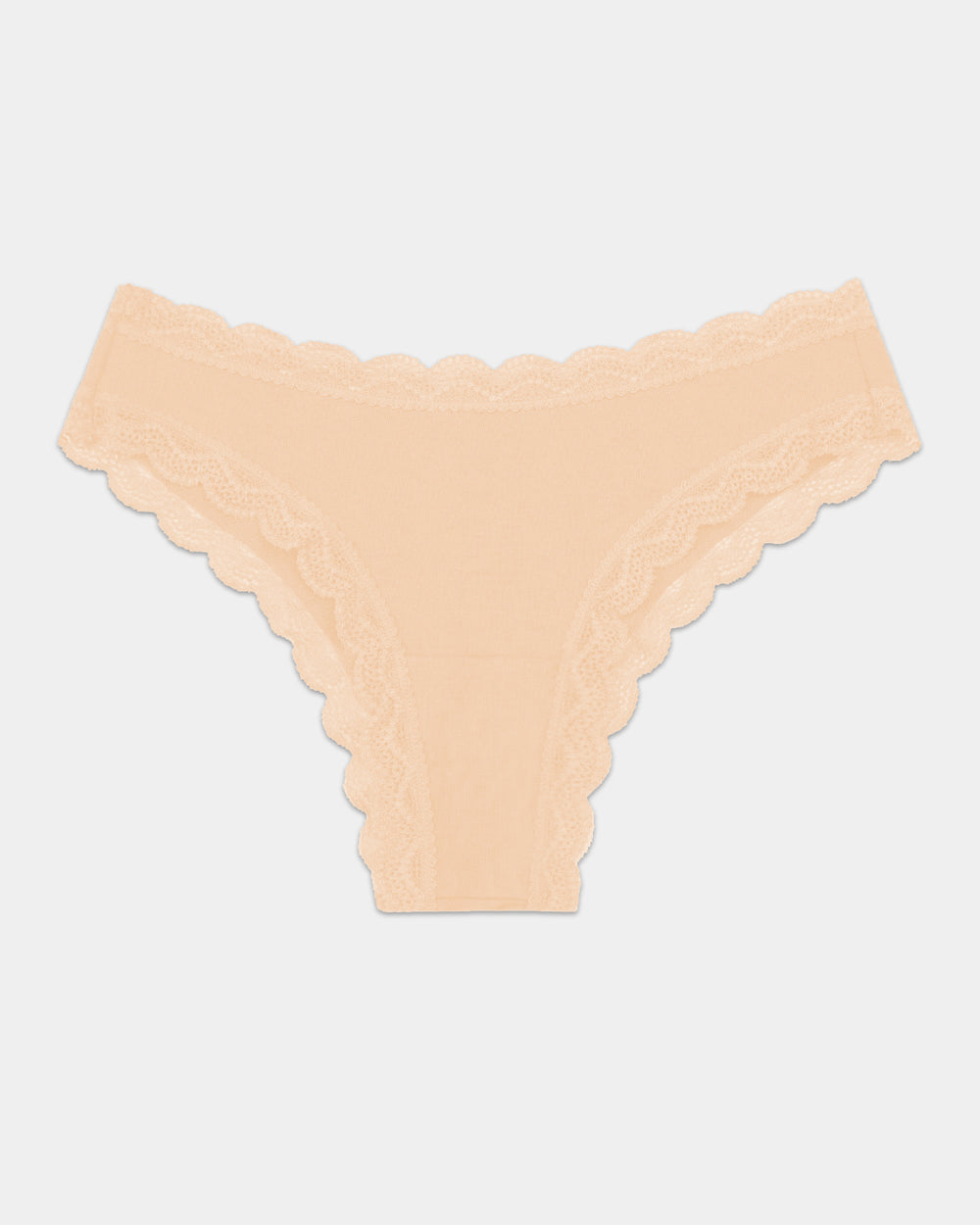 Brazilian Knicker - Apricot Stripe & Stare