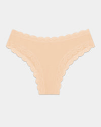 Brazilian Knicker - Apricot Stripe & Stare