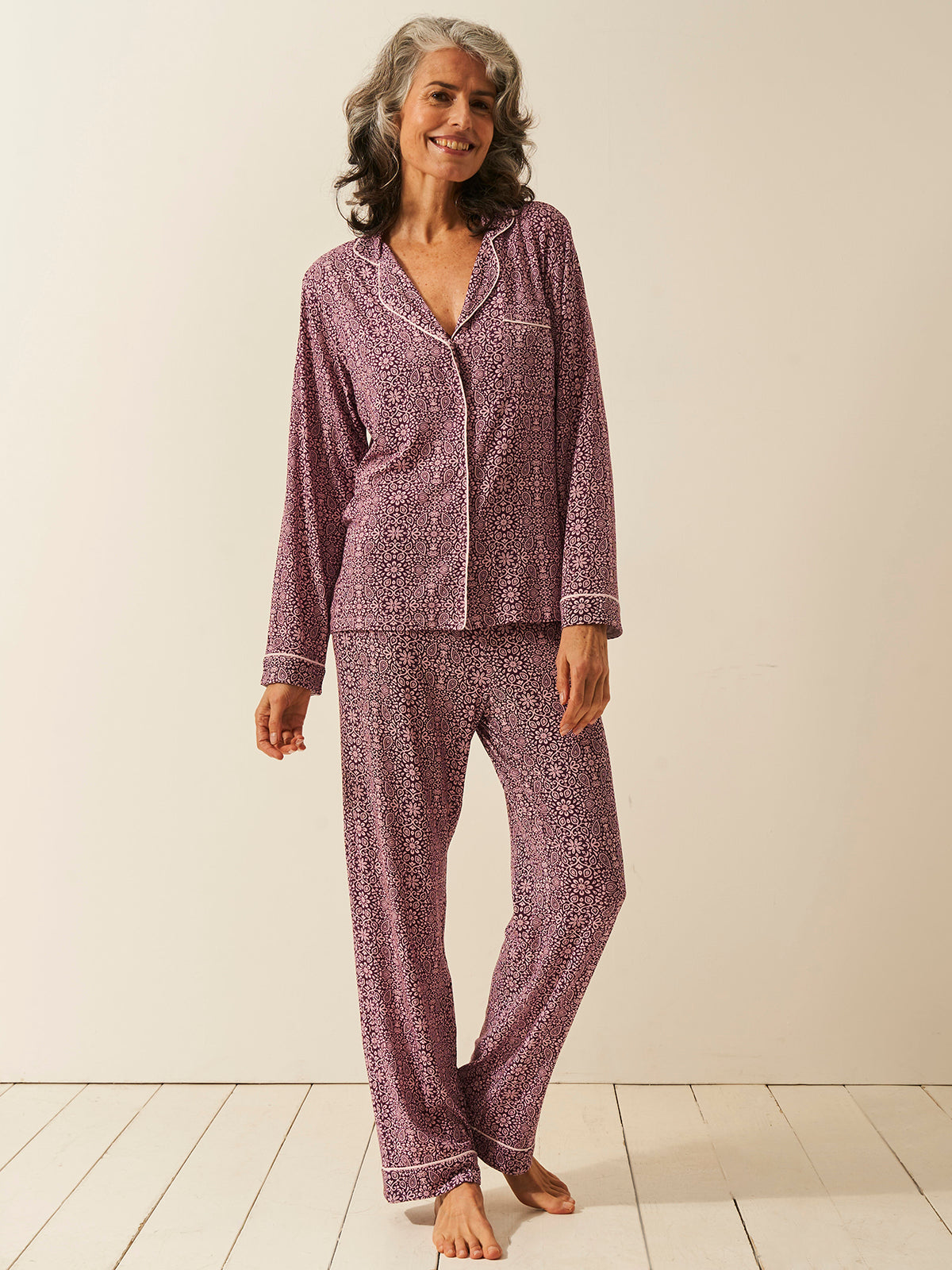 Long Pyjama Set - Arts Floral