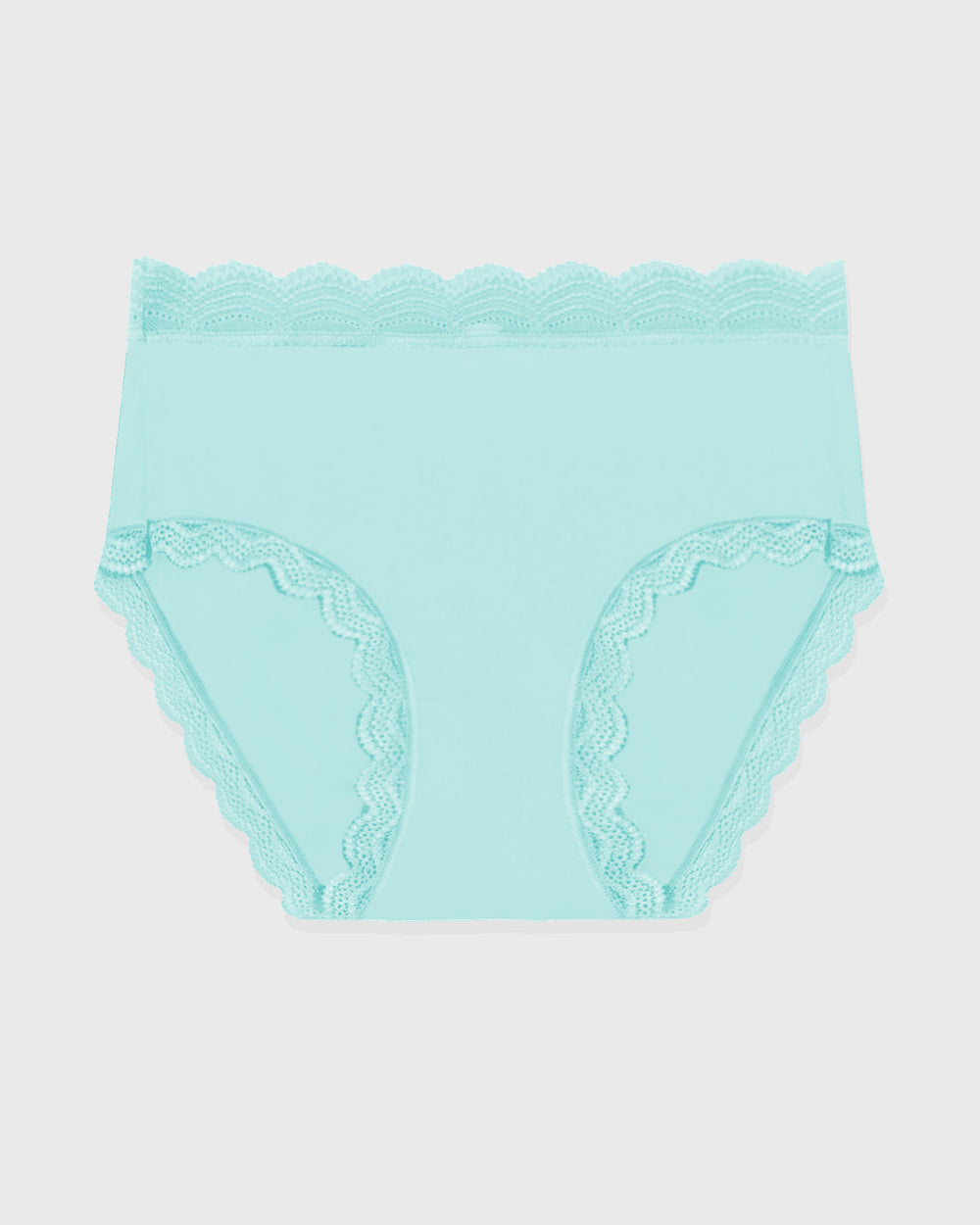 High Rise Knicker - Atomizer Blue Stripe & Stare