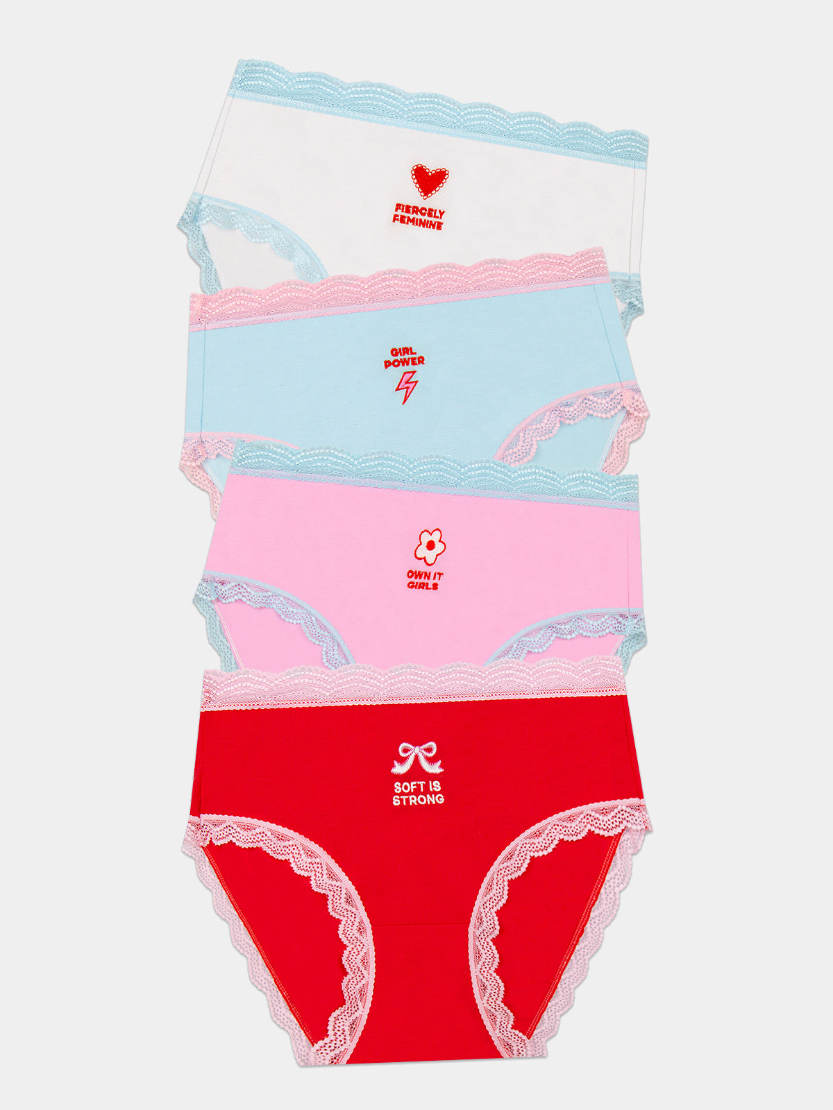 Buy Women Built X S&S High Rise Knicker Four Pack - Soft is Strong Charming Garment Enterprises Co
