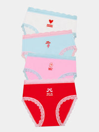 Buy Women Built X S&S High Rise Knicker Four Pack - Soft is Strong Charming Garment Enterprises Co