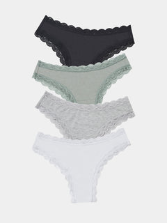 Brazilian Knicker Four Pack - Basics