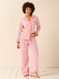 Soft Brushed Woven Pyjama Bottoms - Hearts
