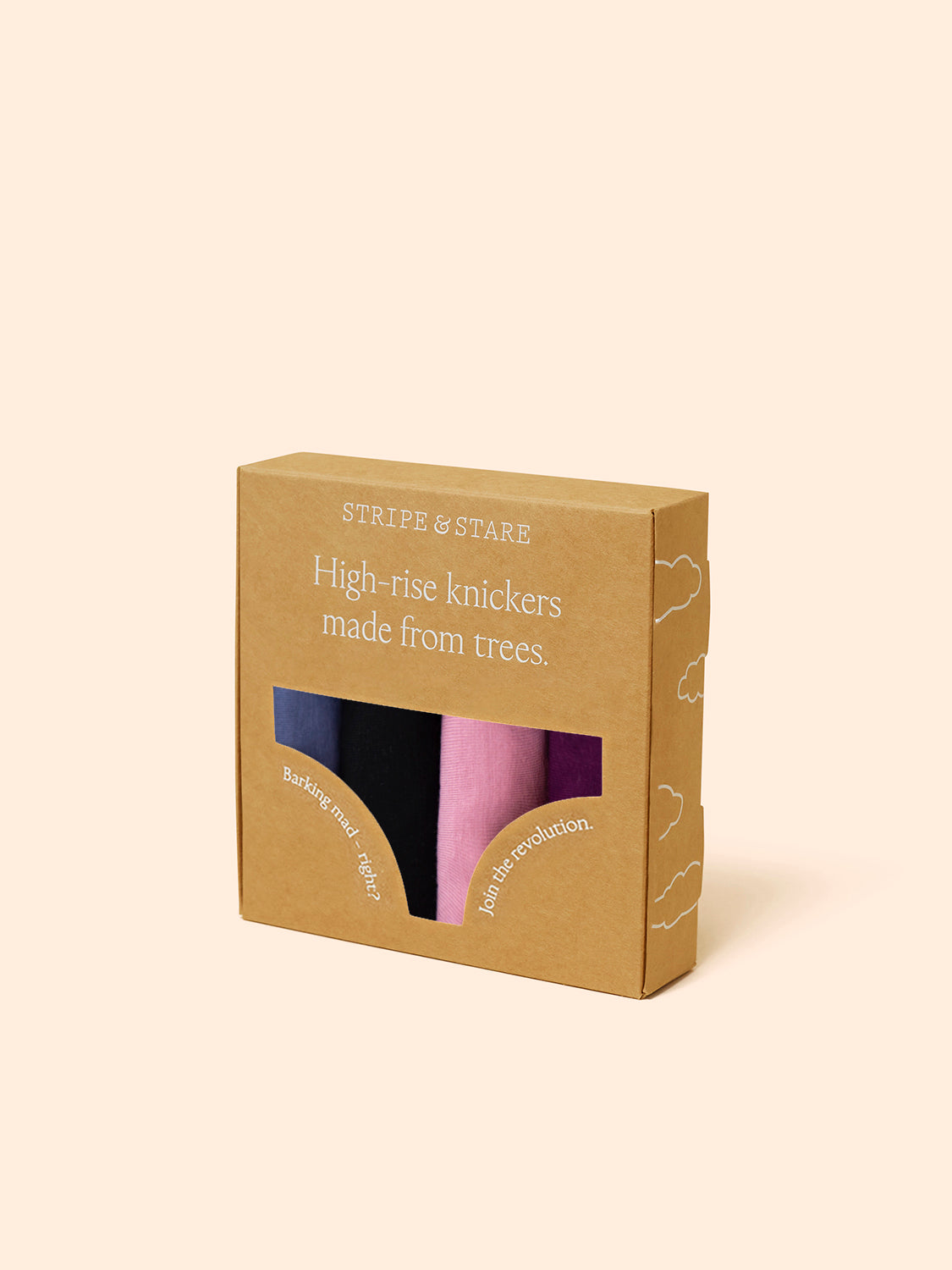 High Rise Knicker Four Pack - Black Cherry Wholegood Inter-United Ltd