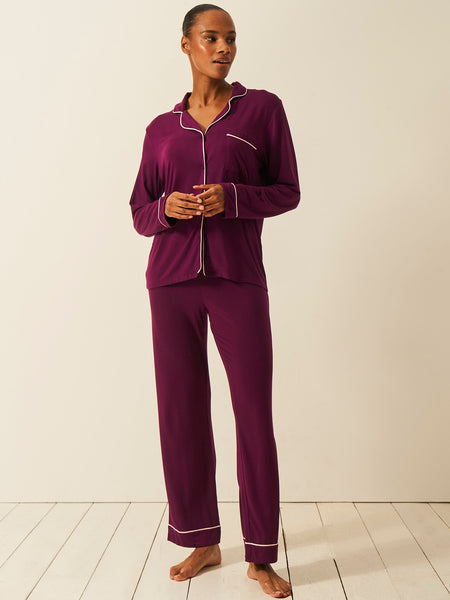 Long Pyjama Set - Black Cherry Wholegood Inter-United Ltd