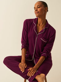 Long Pyjama Set - Black Cherry Wholegood Inter-United Ltd