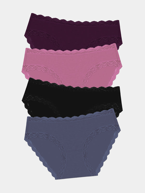 The Original Knicker Four Pack - Black Cherry Wholegood Inter-United Ltd