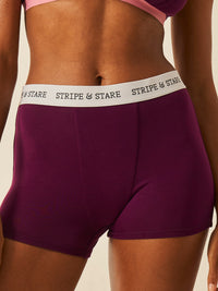 Women's Boxer - Black Cherry Wholegood Inter-United Ltd