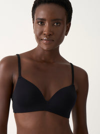 Smooth Demi Bra - Black