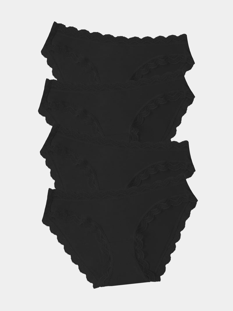 The Original Knicker Four Pack - Black | Sustainable TENCEL™ Underwear –  Stripe & Stare